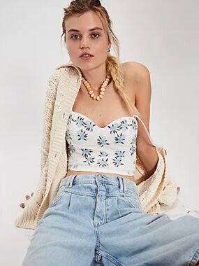 Free People Wild Bloom Blouse